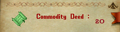 Ultima Online: Commodity Deed Ultima Online: Commodity Deed