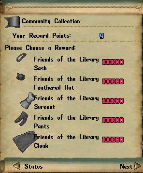 Ultima Online UO KR: Reward Points