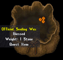 Ultima Online: Stygian Abyss: Official Sealing Wax