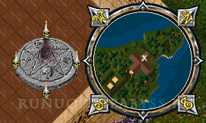 Ultima Online: Moonglow altar to Lost Lands